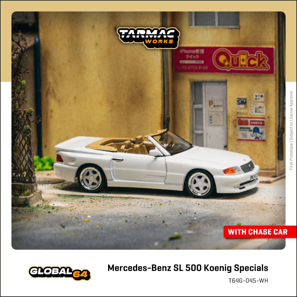 (Pre-Order) (T64G-045-WH) - Mercedes-Benz SL 500 Koenig Specials (White)