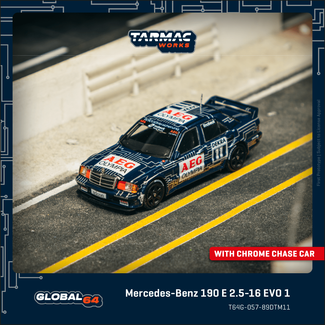 (Pre-Order) (T64G-057-89DTM11) - Mercedes-Benz 190 E 2.5-16 EVO 1