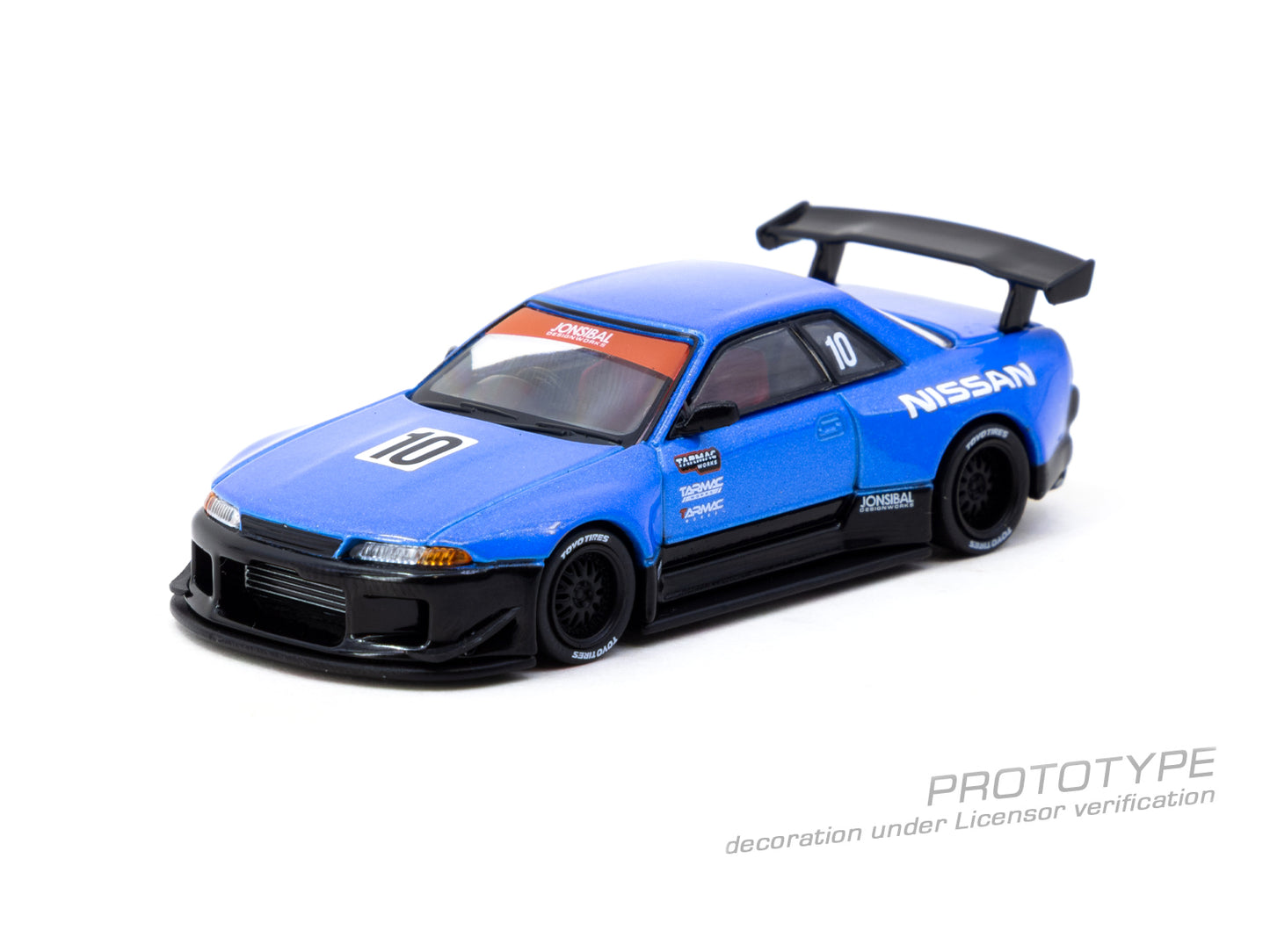 (Pre-Order) (T64G-061-10TH) - Nissan Skyline (R32) Widebody - Designed by Jon Sibal (Tarmac Works 10th Anniversary)