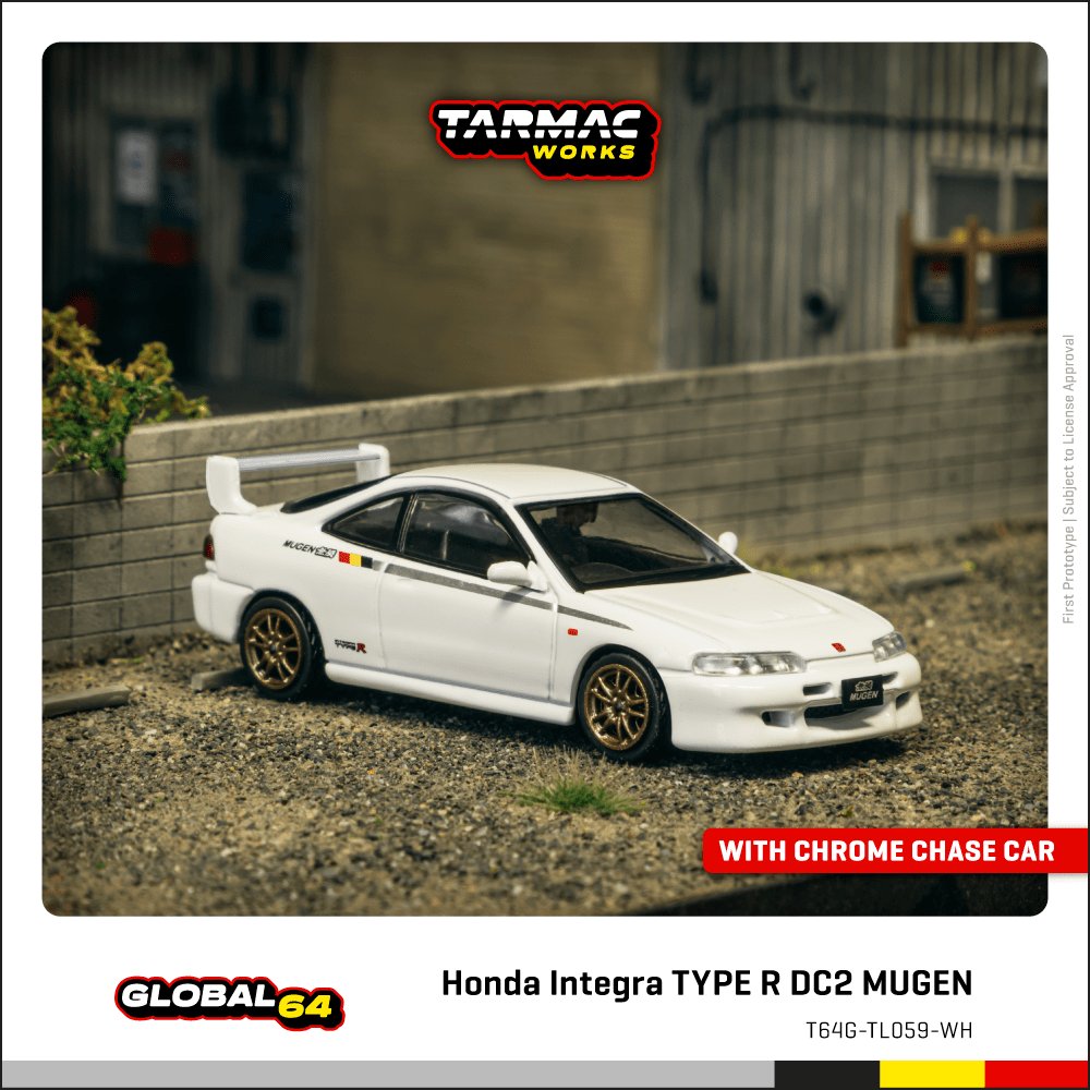 (Pre-Order) (T64G-TL059-WH) - Honda Integra TYPE R DC2 MUGEN Championship (White)