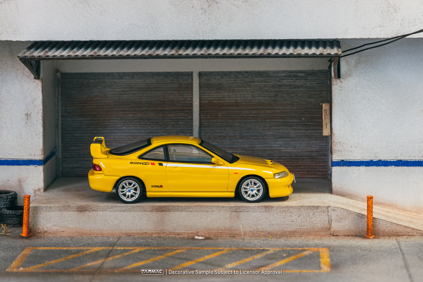 (Pre-Order) (T64G-TL059-YL) - Honda Integra TYPE R DC2 MUGEN Sunlight Yellow