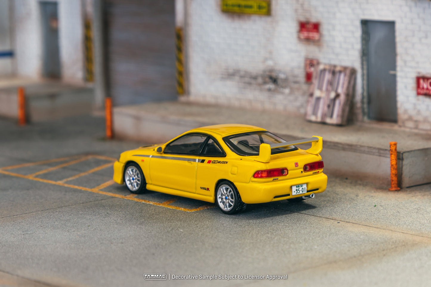 (Pre-Order) (T64G-TL059-YL) - Honda Integra TYPE R DC2 MUGEN Sunlight Yellow