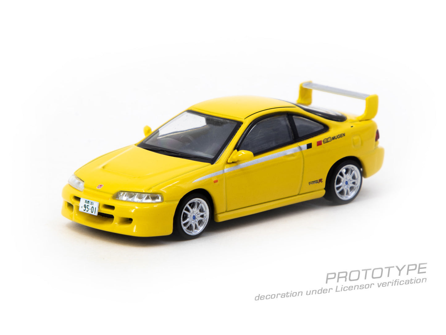 (Pre-Order) (T64G-TL059-YL) - Honda Integra TYPE R DC2 MUGEN Sunlight Yellow