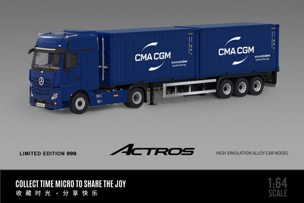 (Pre-Order) (TM646725) Benz Actros Container Truck