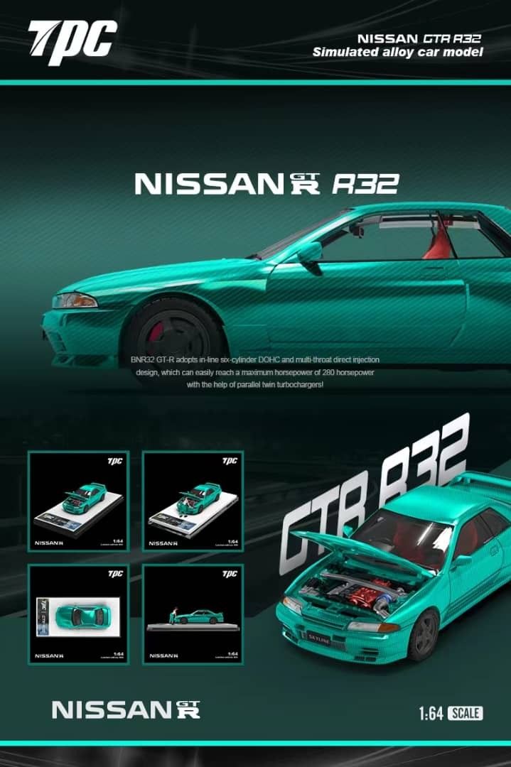 (TPC644130) - Nissan GTR R32 Green