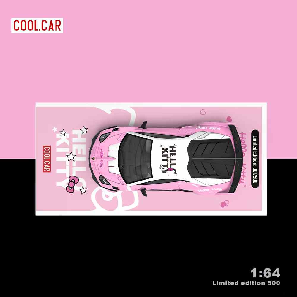 (CC643825 )Lamborghini Aventador LP700-4 GT Evo (Hello Kitty Livery)