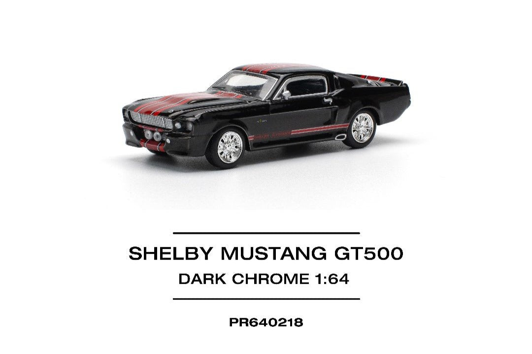 (Pre-Order) (PR640218) SHELBY MUSTANG GT500 (DARK CHROME)