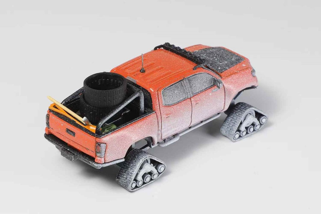 (KS-077-508) Toyota Tacoma pickup - Snow Version (Orange snowflake version)