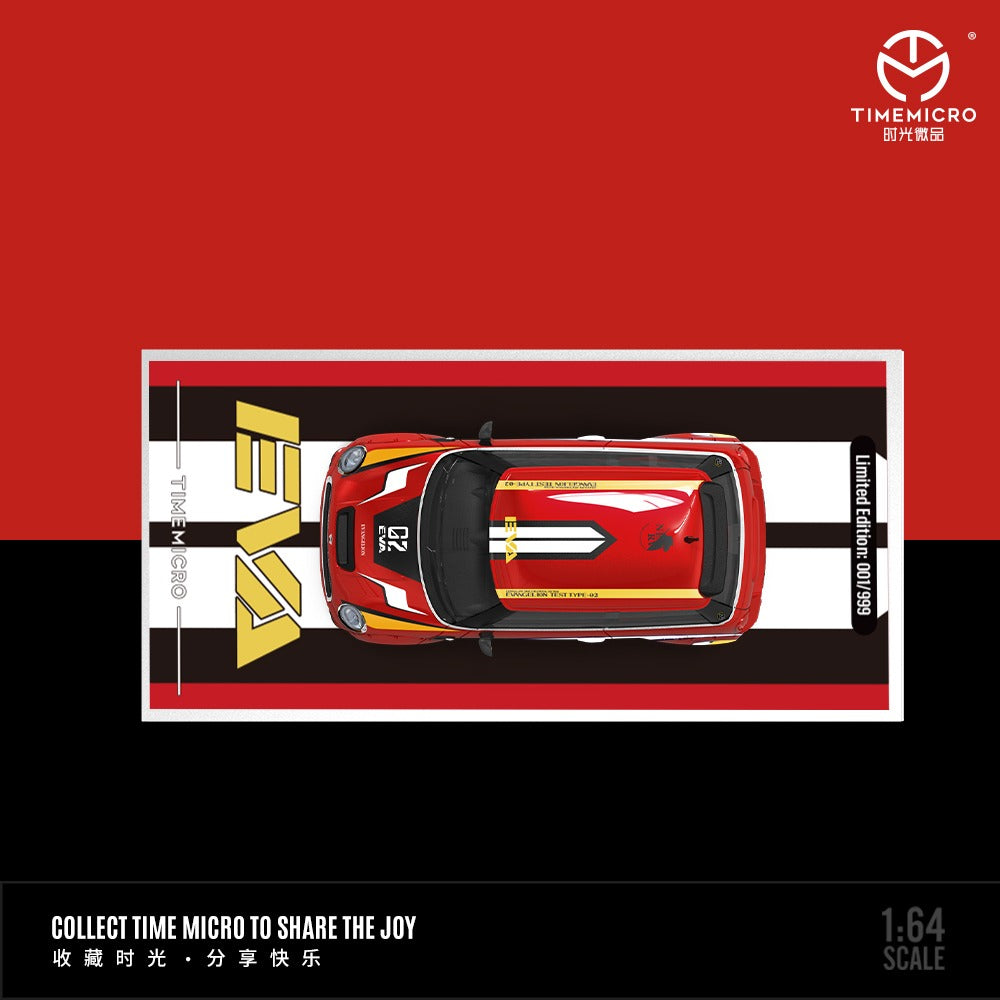 (Pre-Order) (TM643638-1) MINI COOPER- Red EVA with figurine