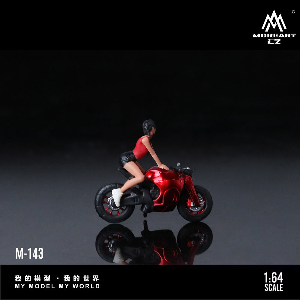(Pre-Order) (MO222143) Short tailed bike with figurine