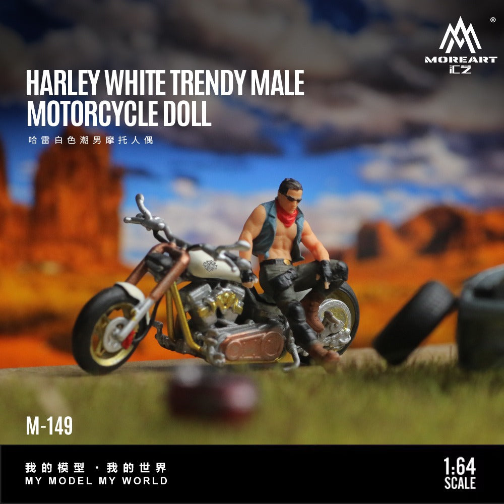 (Pre-Order) (MO222149) Harley White with figurine