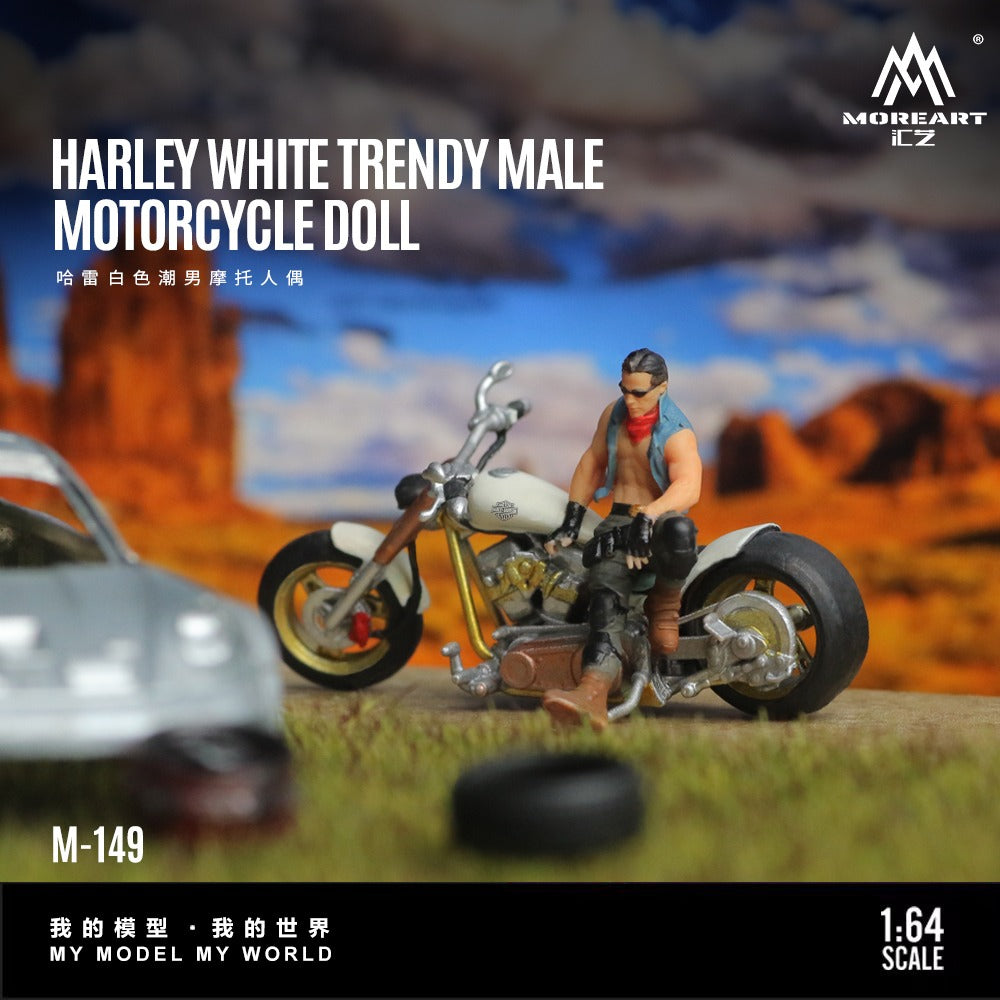 (Pre-Order) (MO222149) Harley White with figurine