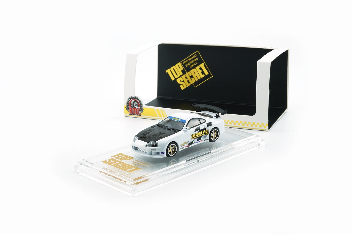 Toyota Supra X Top Secret (JZA80) White (HEC 2025)