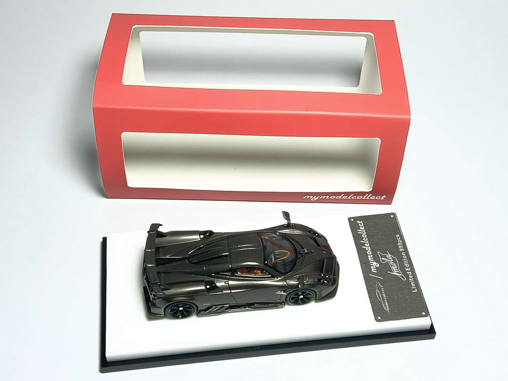 (Pre-Order) (MC640015D) Pagani Huayra Imola (Electric Pearl Gray/Carbon)
