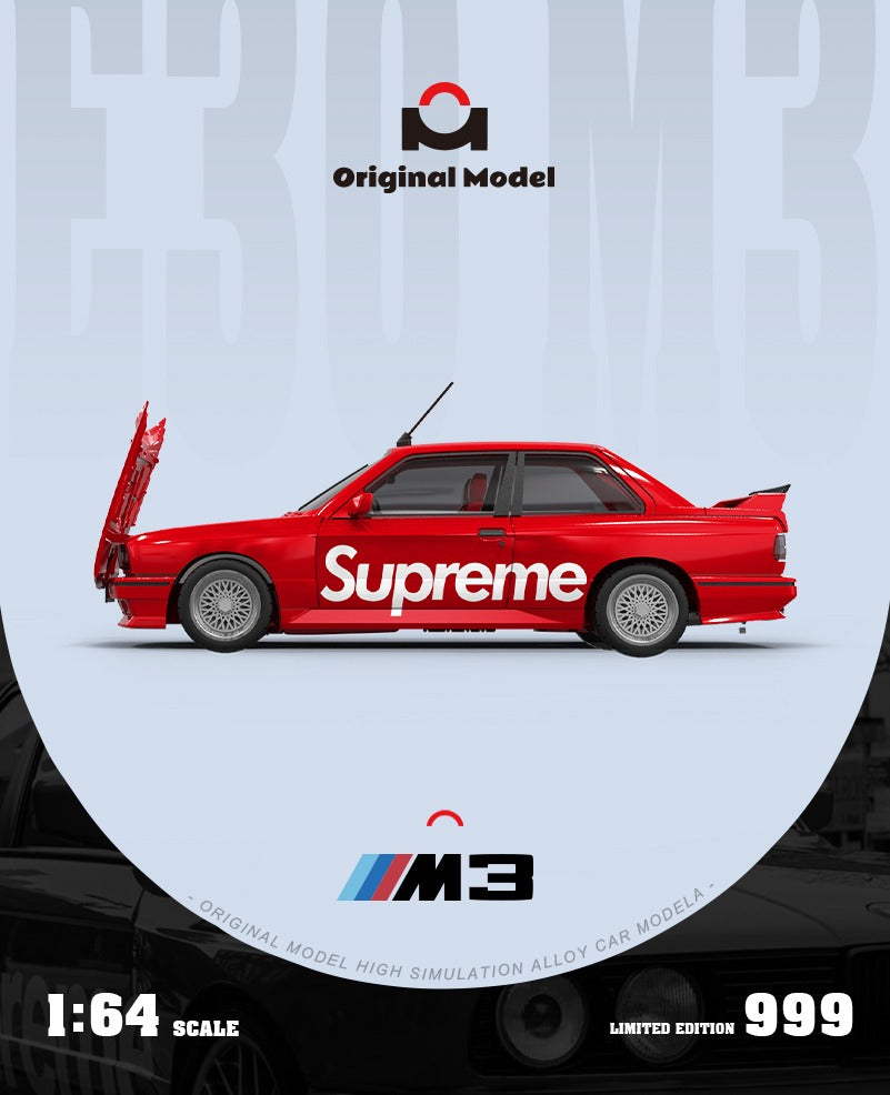 (Pre-Order) (OM647801) - E30 Supreme livery with opening hood