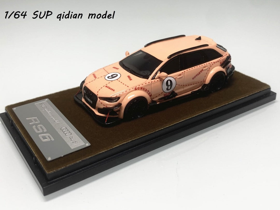 (Pre-Order) Audi RS6 Avant (C7) wagon, DTM Jon Olsson wide-body modified version (RESIN)
