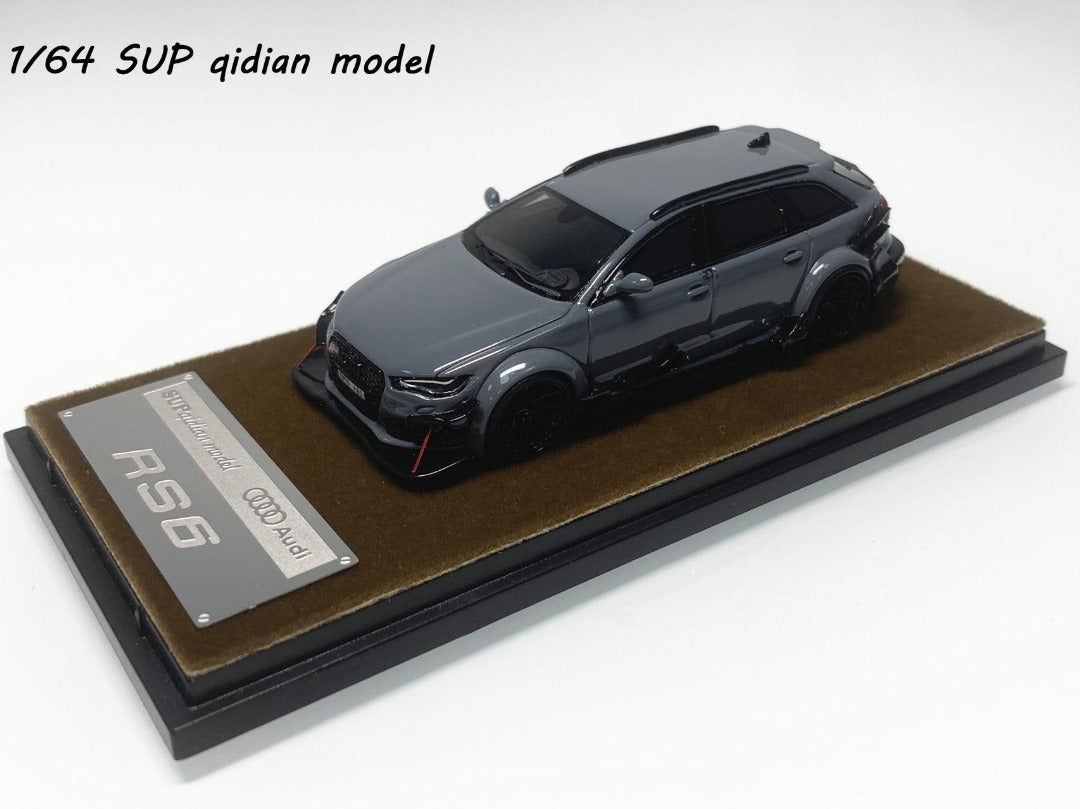 (Pre-Order) Audi RS6 Avant (C7) wagon, DTM Jon Olsson wide-body modified version (RESIN)