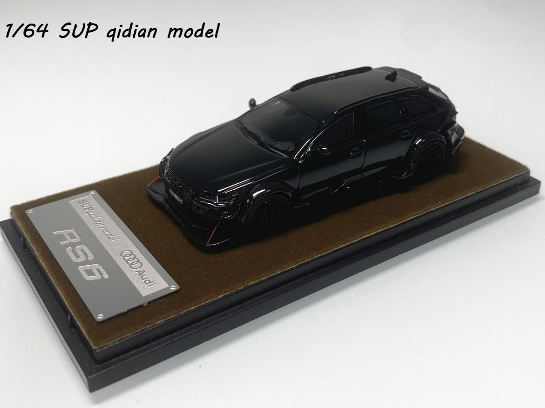 (Pre-Order) Audi RS6 Avant (C7) wagon, DTM Jon Olsson wide-body modified version (RESIN)