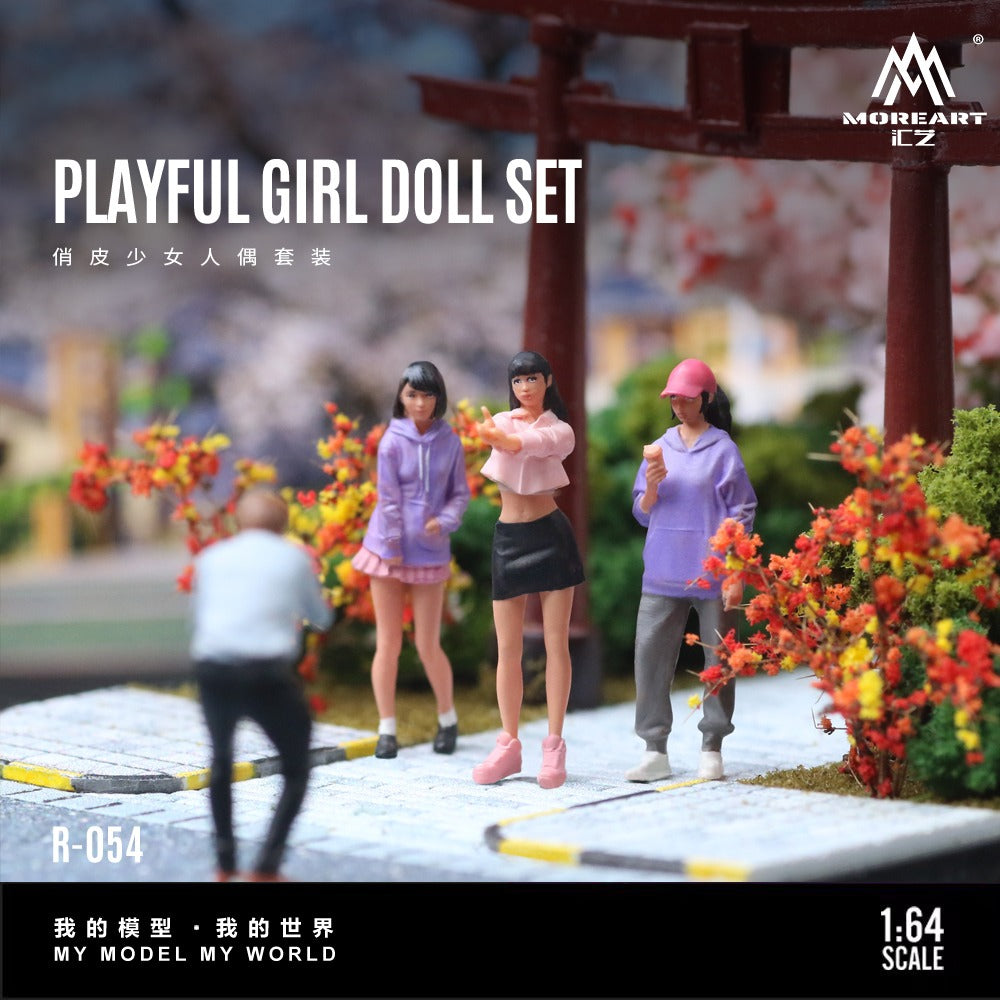 (Pre-Order) (MO223054) Playful Girl Figure Set