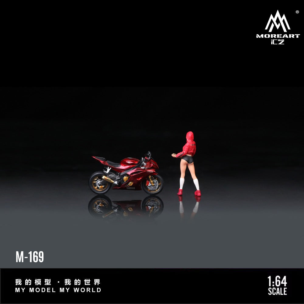 (Pre-Order) (MO222169) Yamaha R6 with Baseball Girl figurine