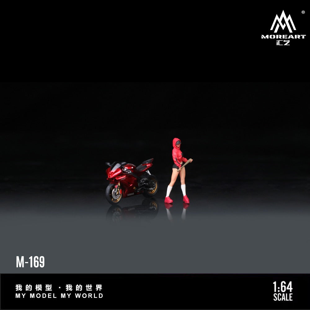 (Pre-Order) (MO222169) Yamaha R6 with Baseball Girl figurine