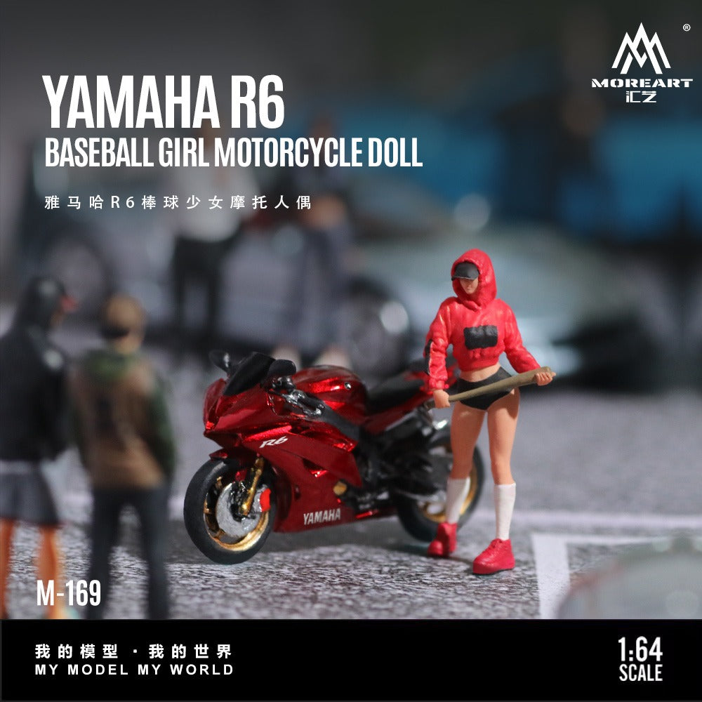 (Pre-Order) (MO222169) Yamaha R6 with Baseball Girl figurine