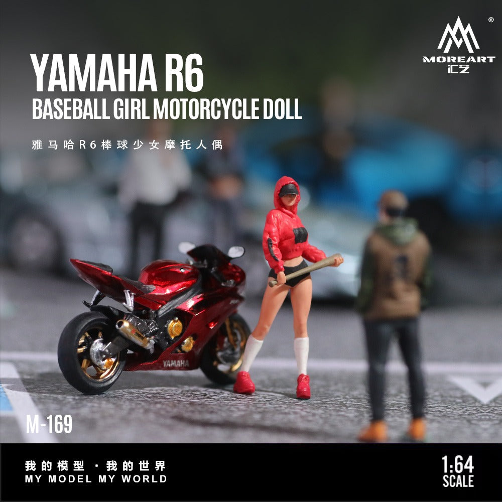 (Pre-Order) (MO222169) Yamaha R6 with Baseball Girl figurine
