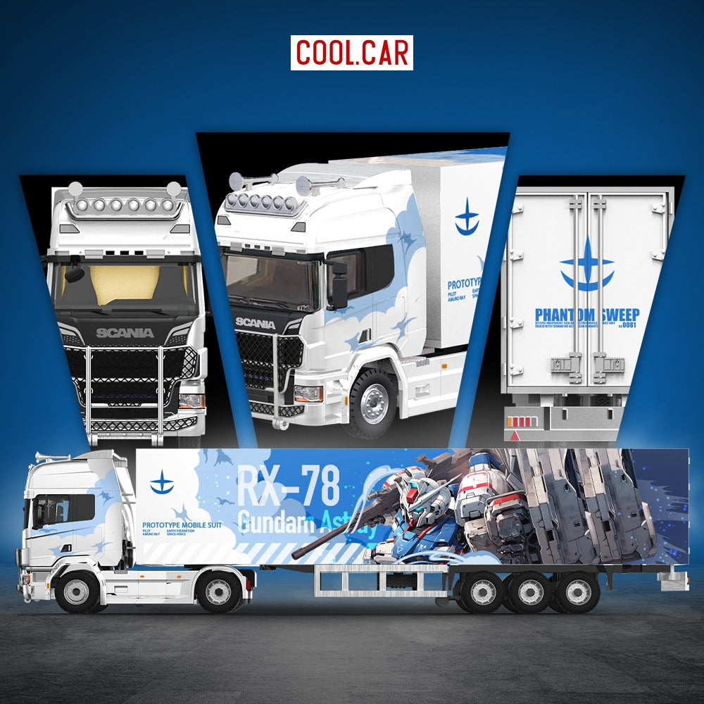 (Pre-Order) (CC644021) Scania Container Truck - (RX-78 Mecha Livery)