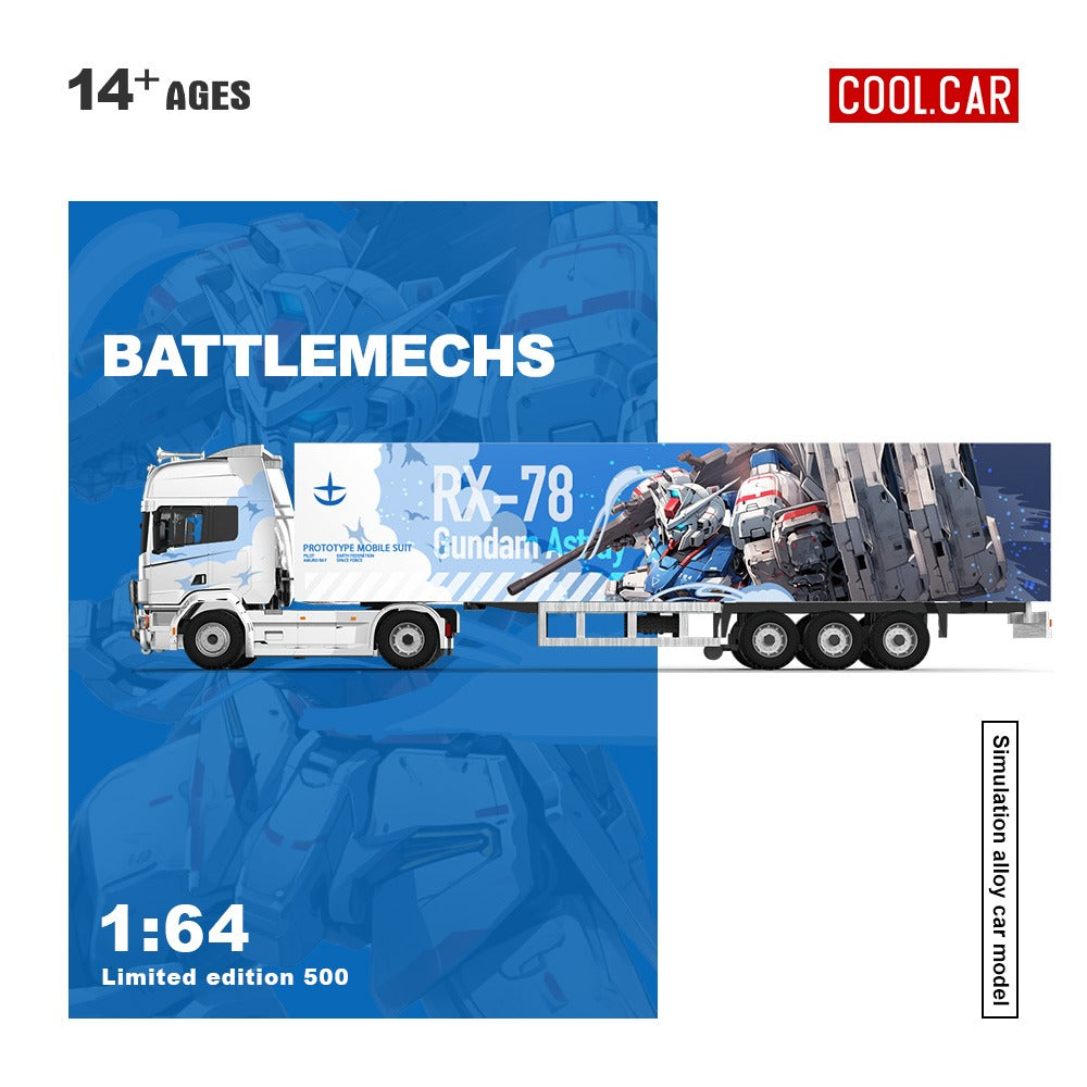 (Pre-Order) (CC644021) Scania Container Truck - (RX-78 Mecha Livery)