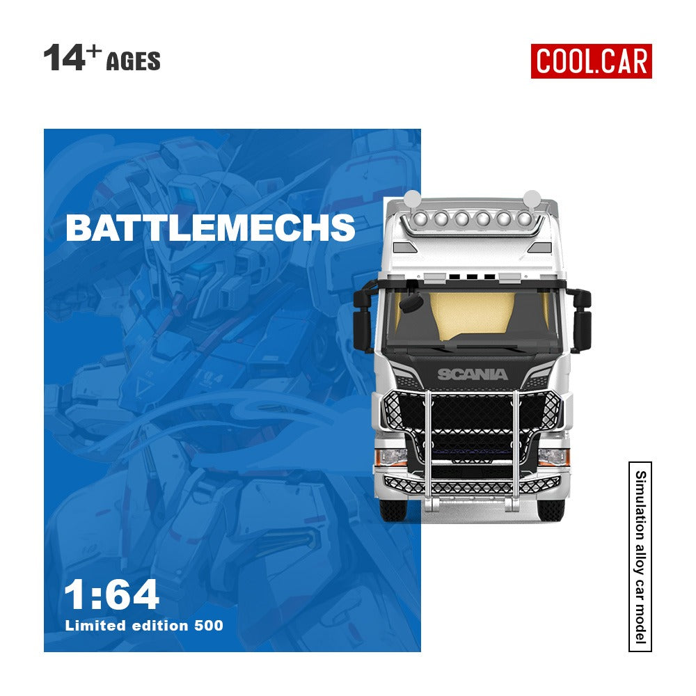 (Pre-Order) (CC644021) Scania Container Truck - (RX-78 Mecha Livery)