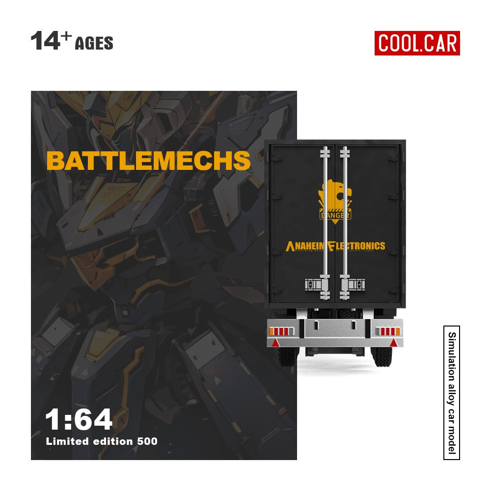 (Pre-Order) (CC644022) Scania Container Truck - (Grey Mecha Livery)
