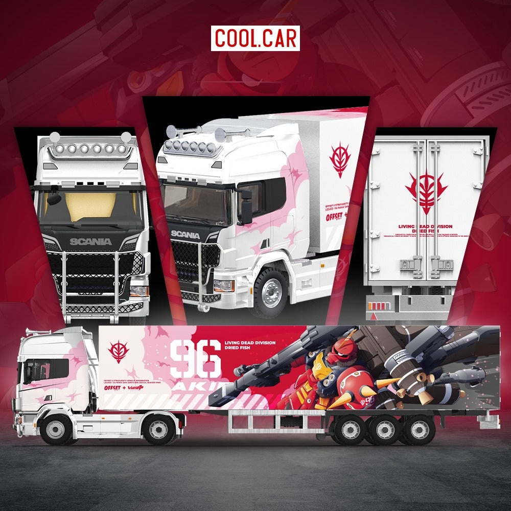(Pre-Order) (CC644023) Scania Container Truck - (Pink Mecha Livery)