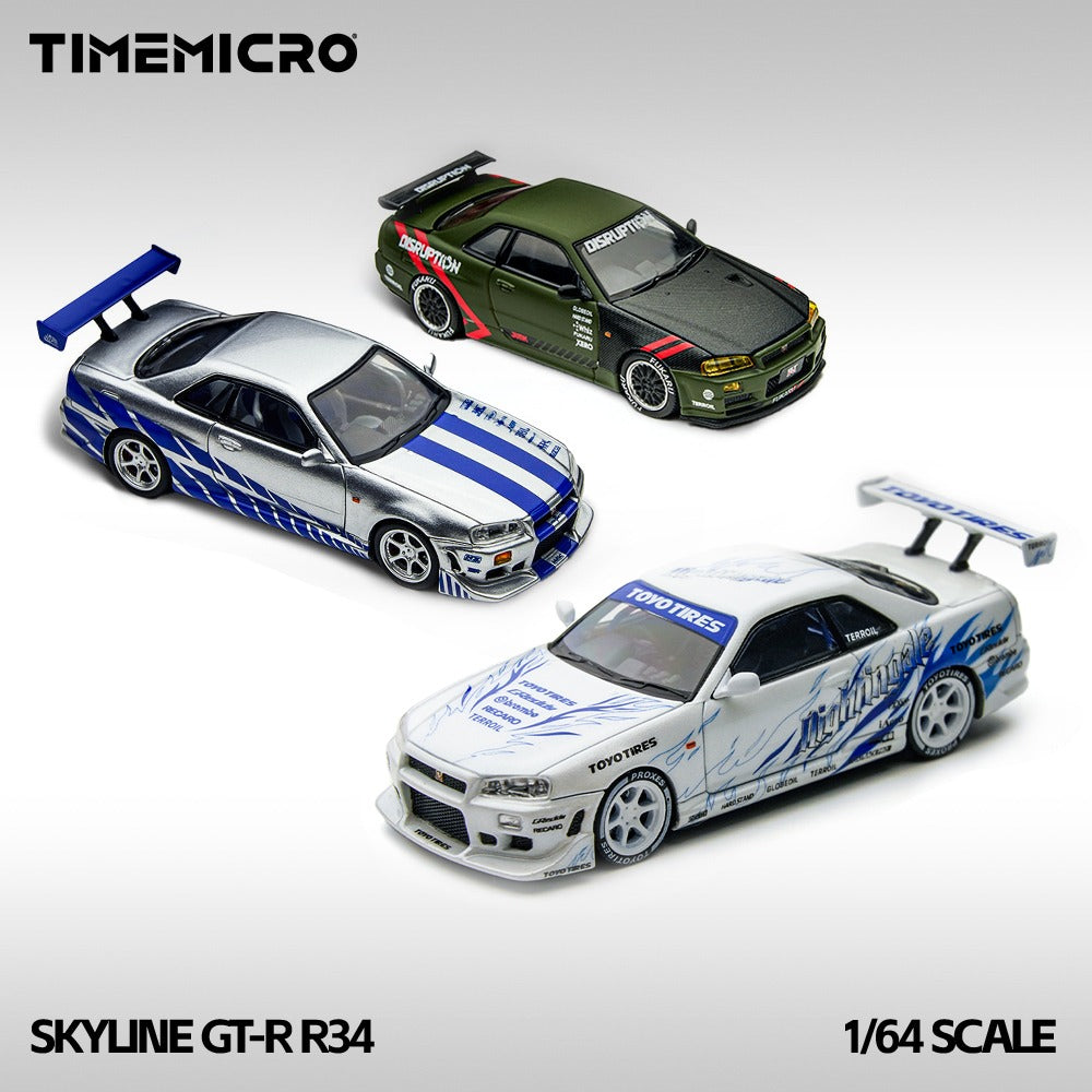 (Pre-Order) (TM800503) - Skyline GT-R R34 "Drifting Flame"