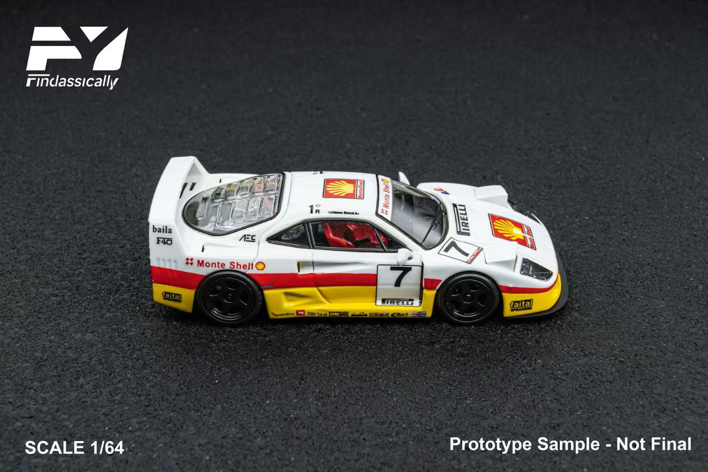 (Pre-Order) Finclassically - F40 (Shell Livery)