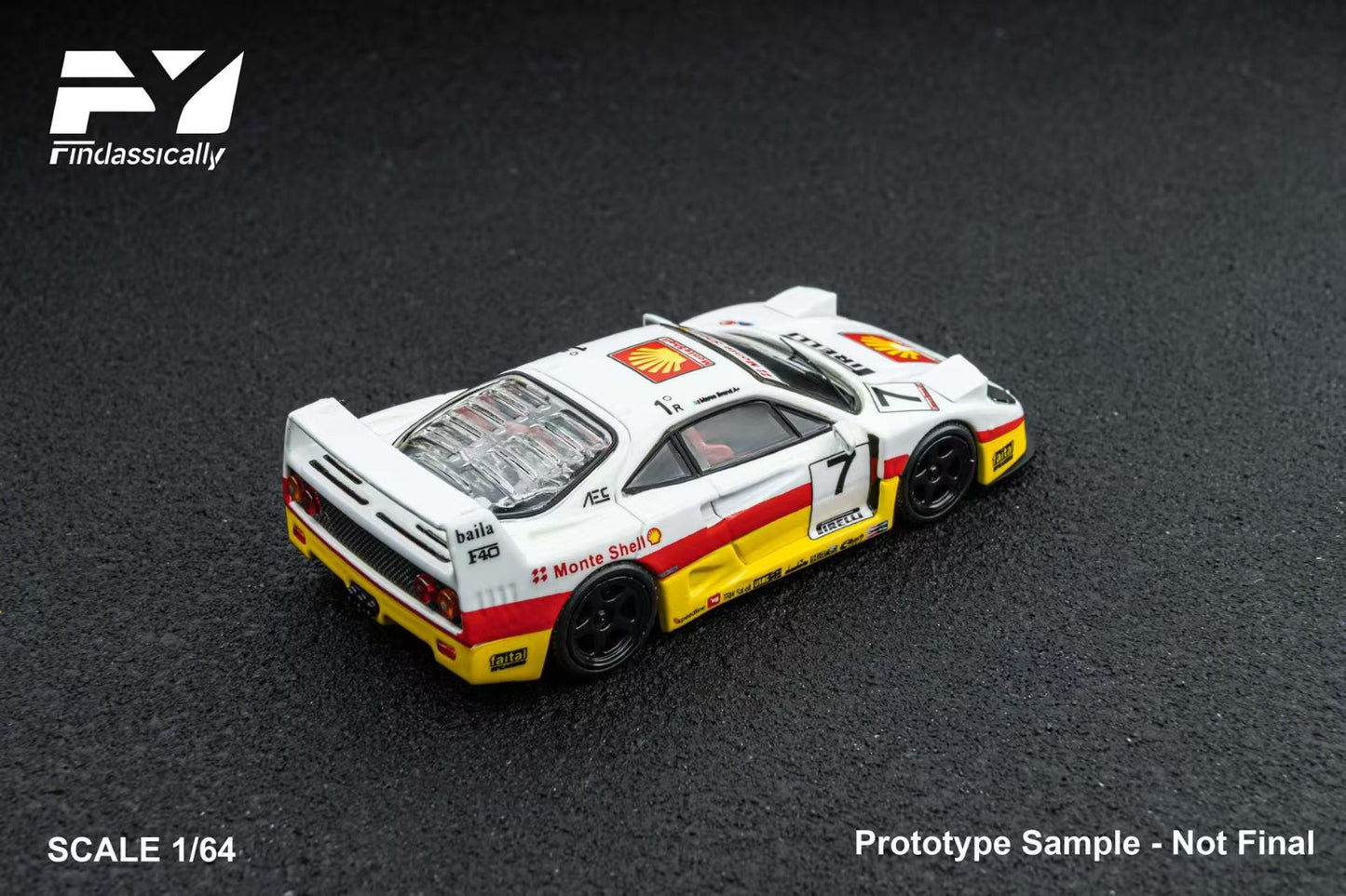 (Pre-Order) Finclassically - F40 (Shell Livery)