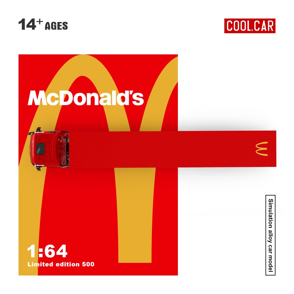 (Pre-Order)(CC646736) Mercedes-Benz Actros container truck (McDonalds livery)