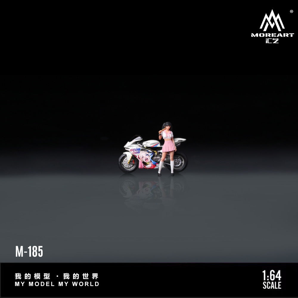 (Pre-Order) (MO222185) Ducati Clown Girl Motorcycle with Figurine