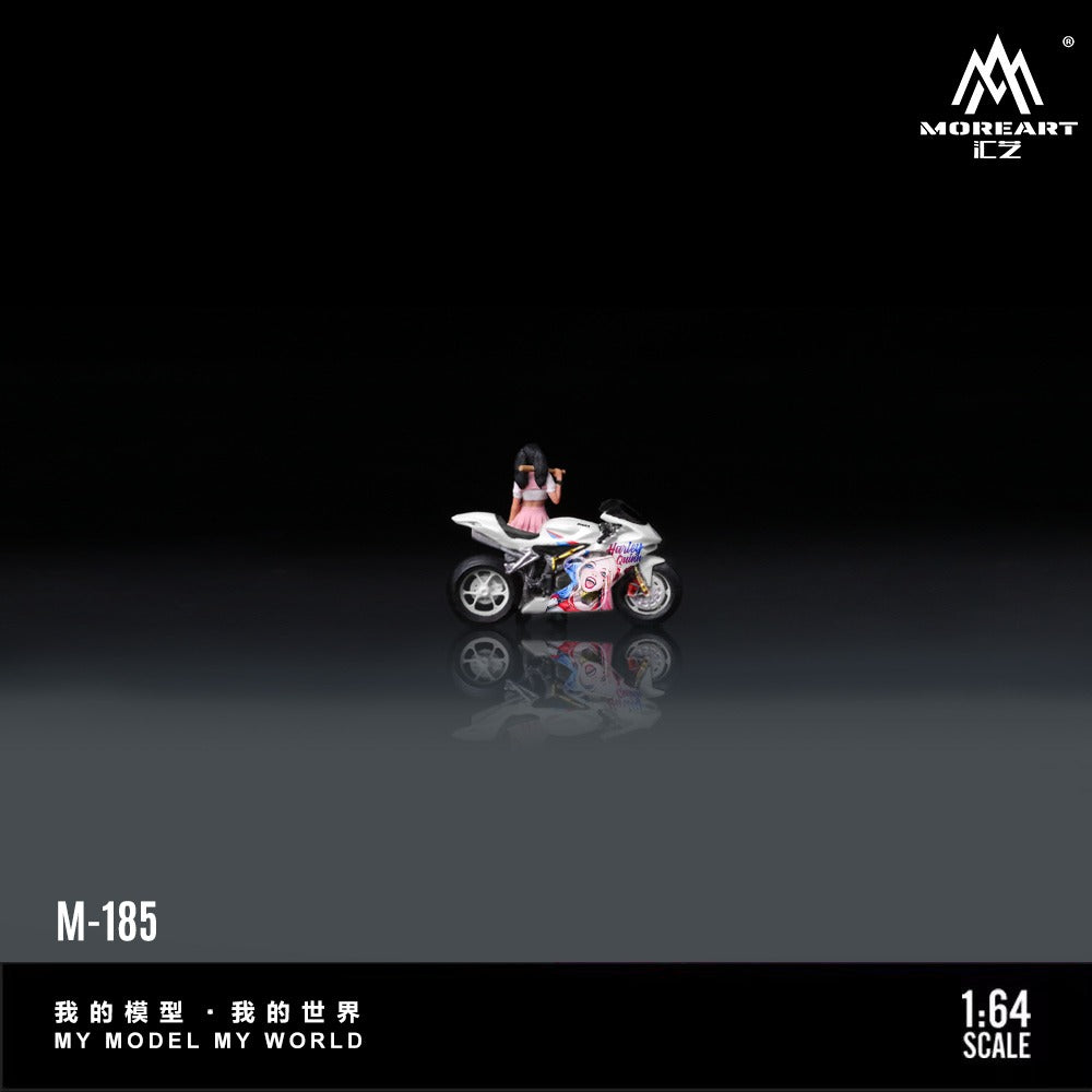 (Pre-Order) (MO222185) Ducati Clown Girl Motorcycle with Figurine