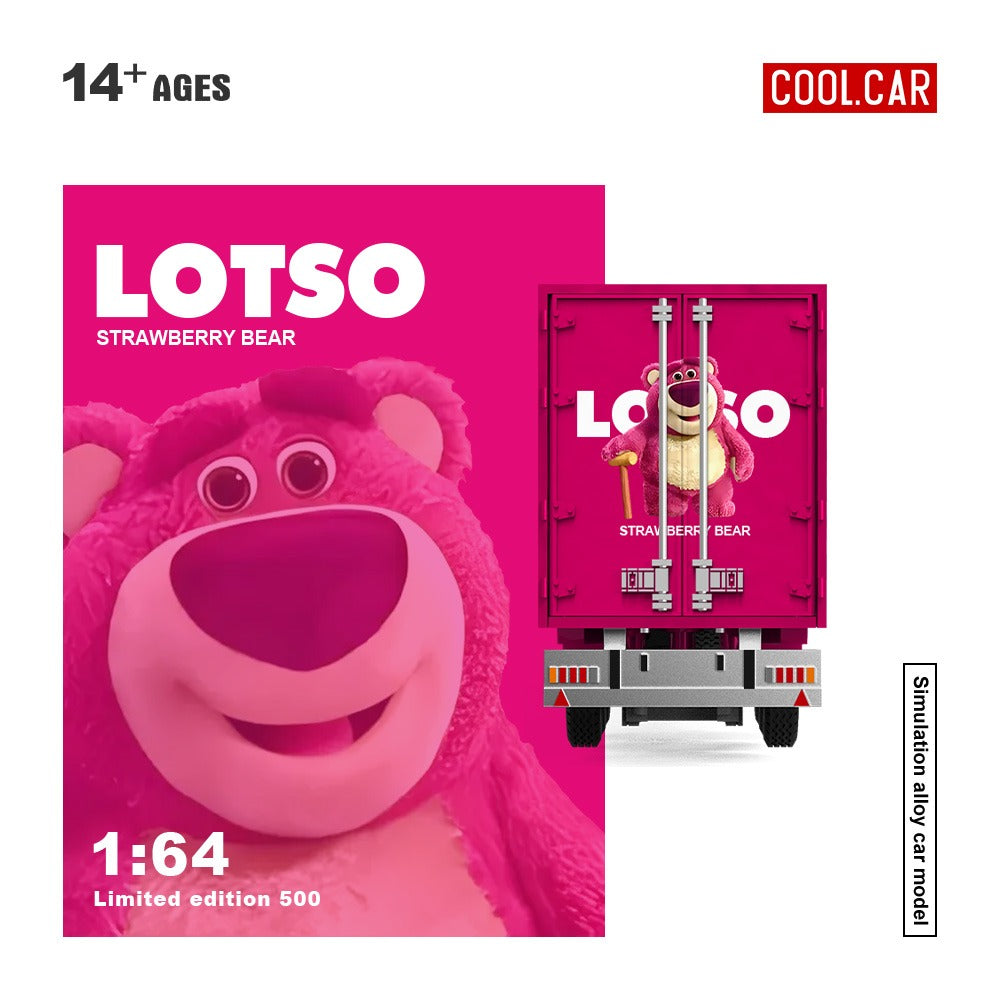 (CC644024) Scania Container Truck - Strawberry Bear