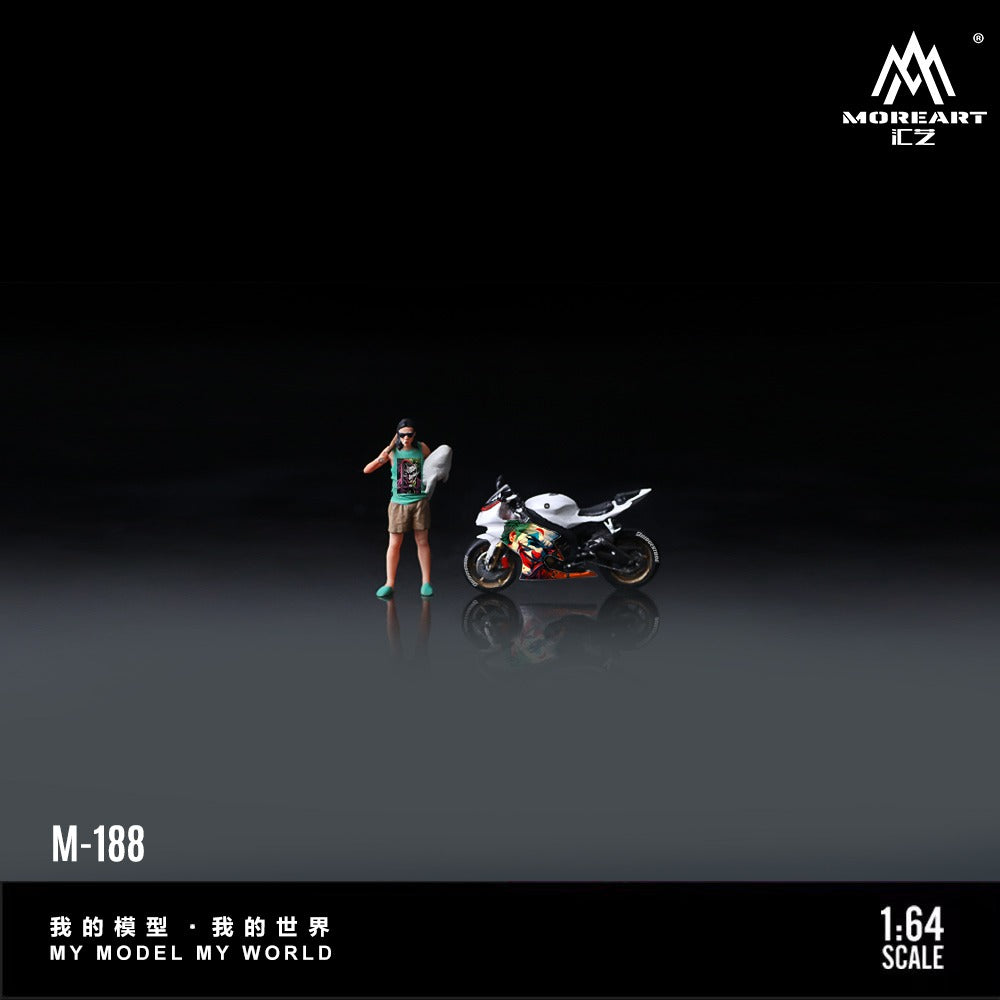 (Pre-Order) (MO222188) Yamaha R6 clown livery with Figure