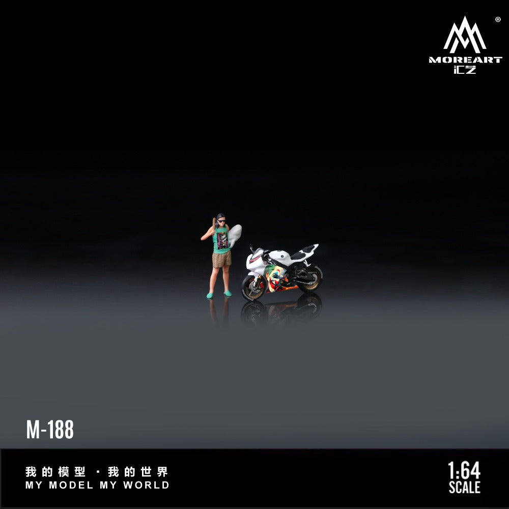(Pre-Order) (MO222188) Yamaha R6 clown livery with Figure