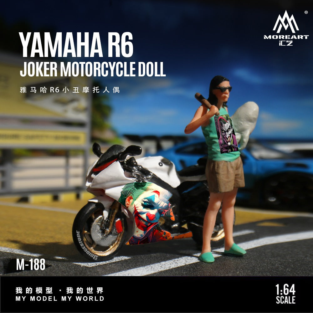 (Pre-Order) (MO222188) Yamaha R6 clown livery with Figure