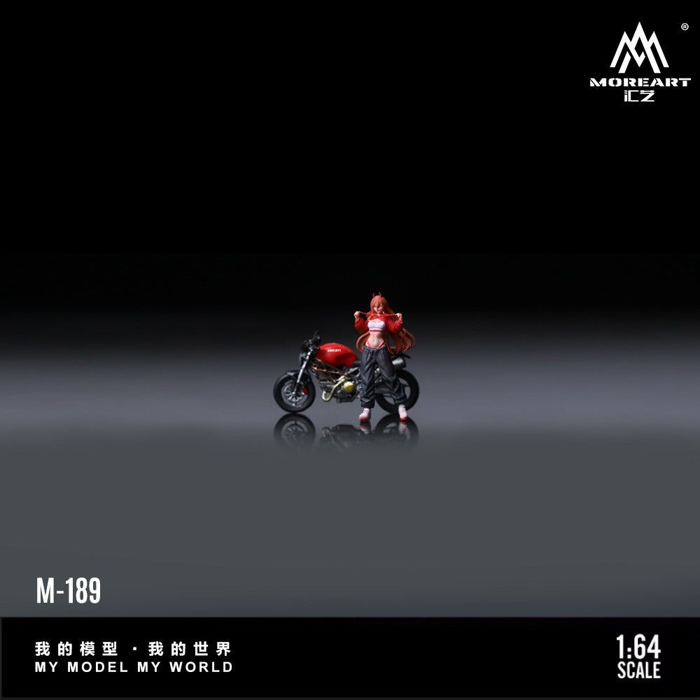 (Pre-Order) (MO222189) Ducati Monster 696 with Red Girl figurine