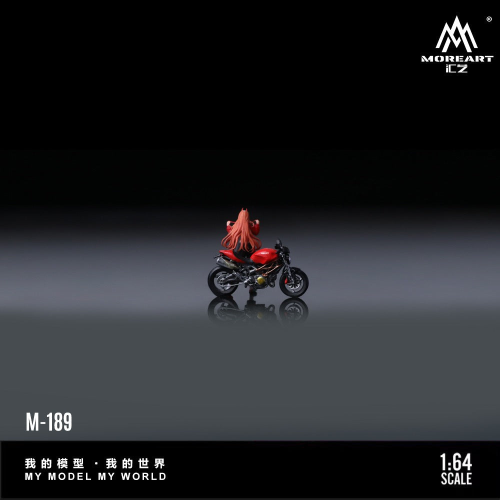 (Pre-Order) (MO222189) Ducati Monster 696 with Red Girl figurine