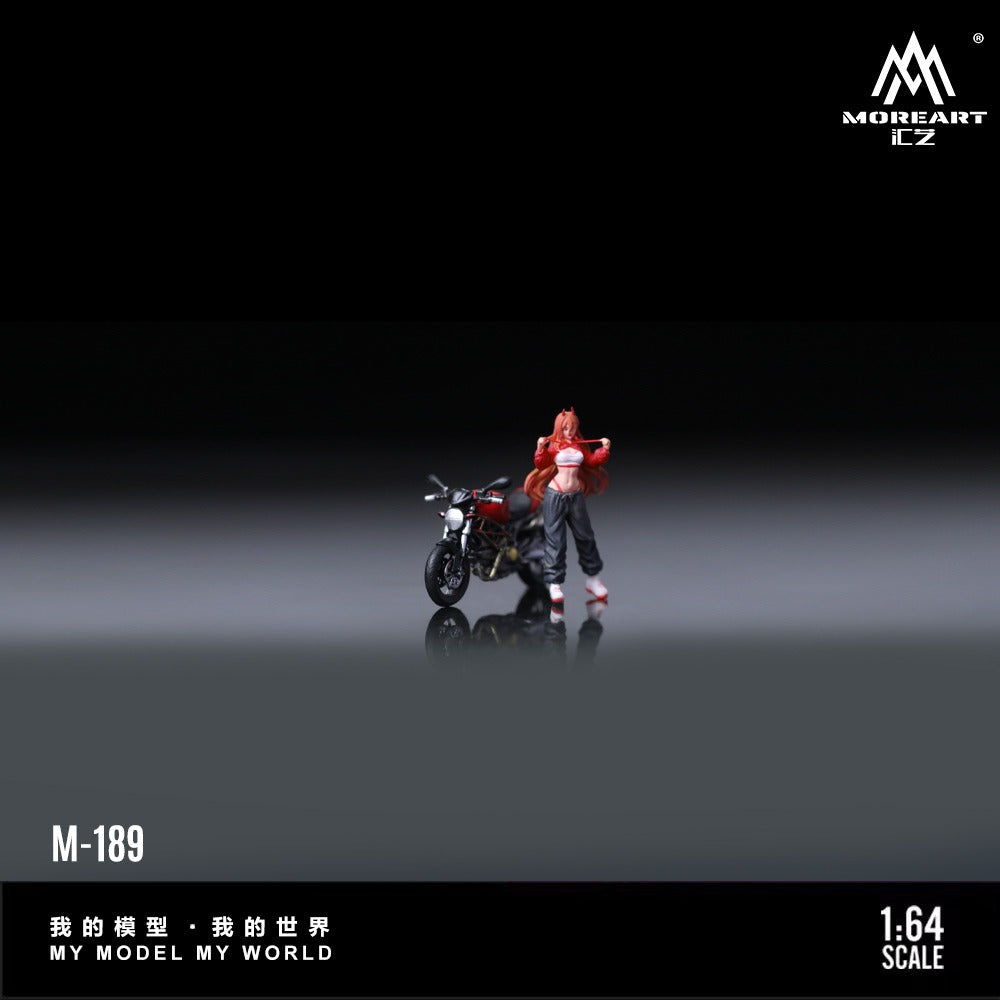 (Pre-Order) (MO222189) Ducati Monster 696 with Red Girl figurine