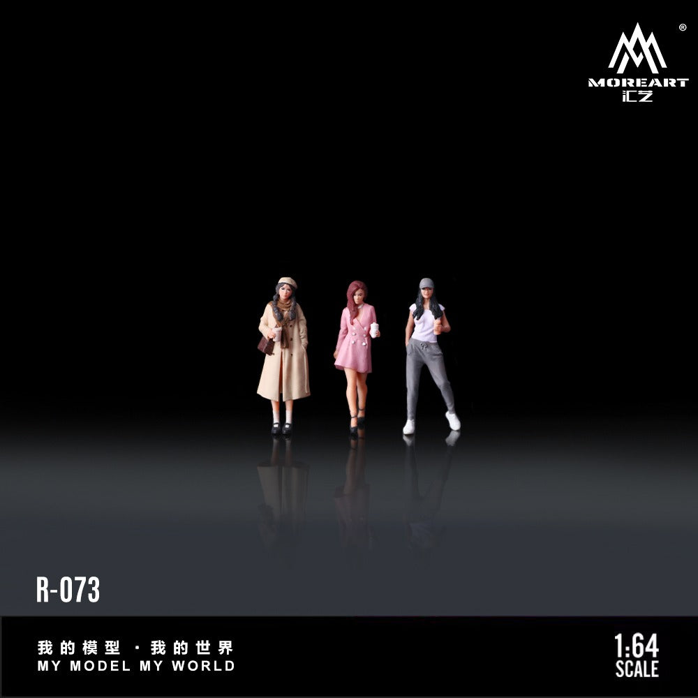 (Pre-Order) (MO223073) Urban Beautiful Girl Set Realistic Resin Models