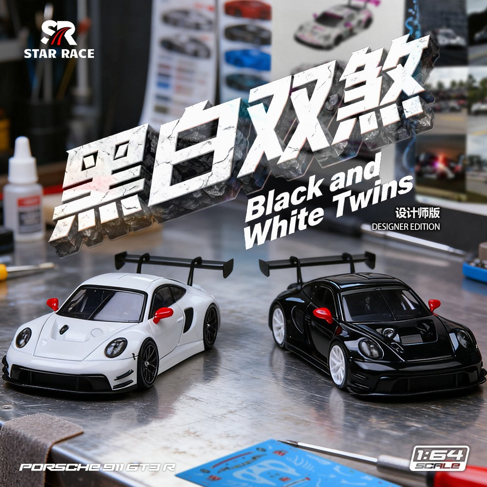 (Pre-Order) (SR64044) - Porsche 911 GT3 R (White)