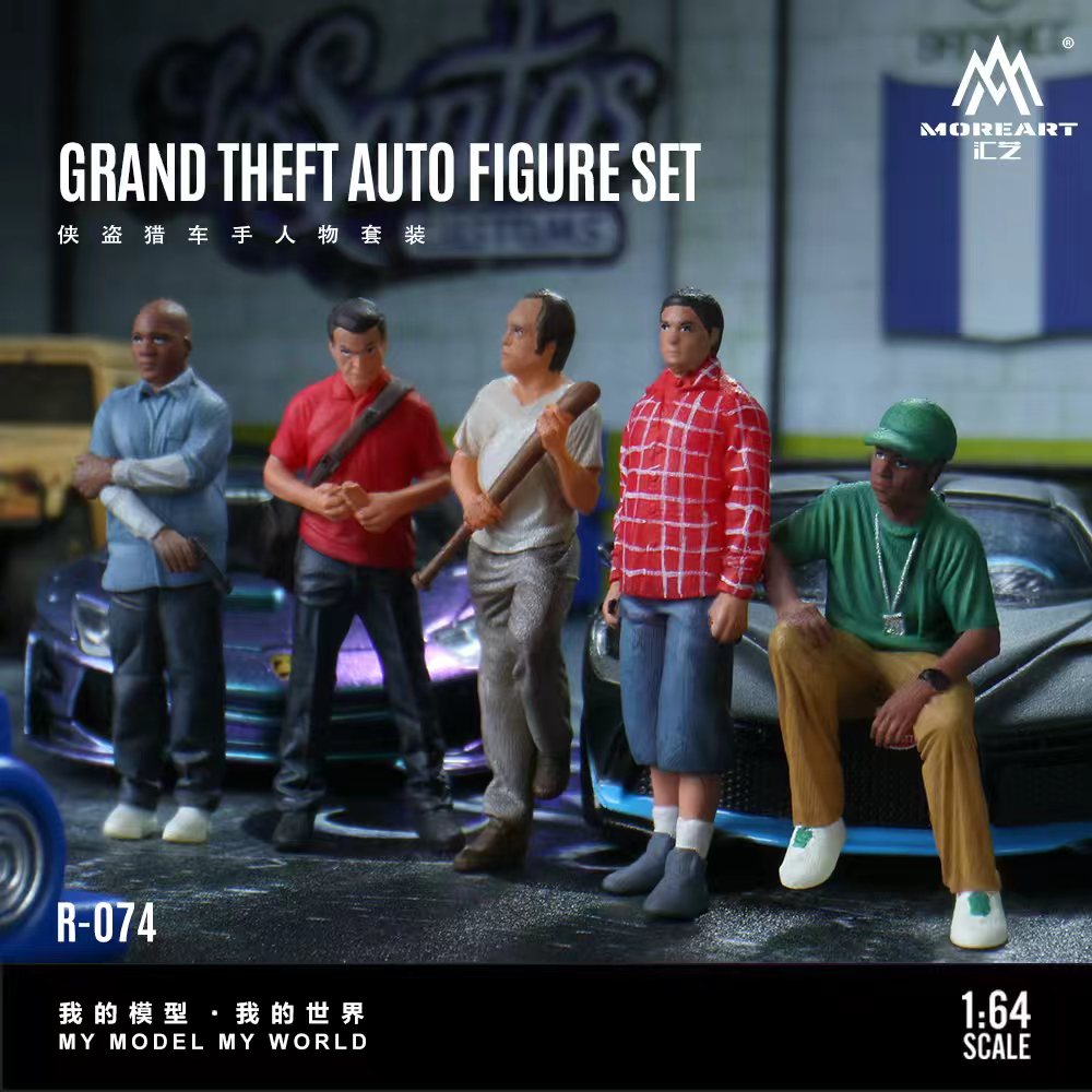 (Pre-Order) (MO223074) Grand Theft Auto Character Set