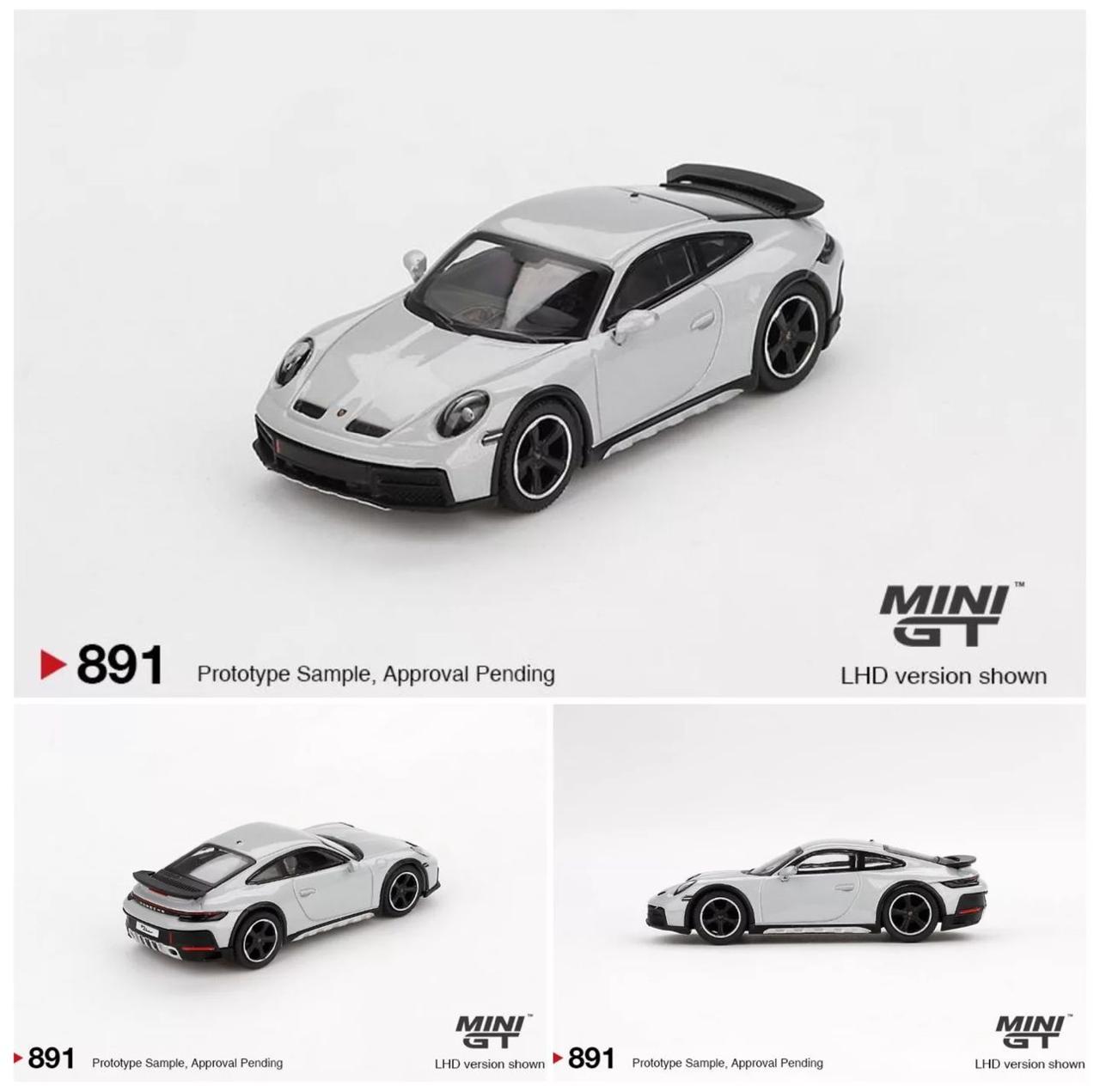 (MGT00891-BL) - Porsche 911 Dakar Ice Grey Metallic - Blister Variant