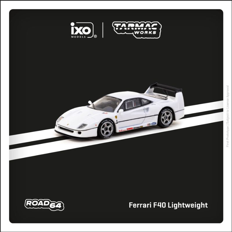 (T64R-076-WH) Ferrari F40 Lightweight White